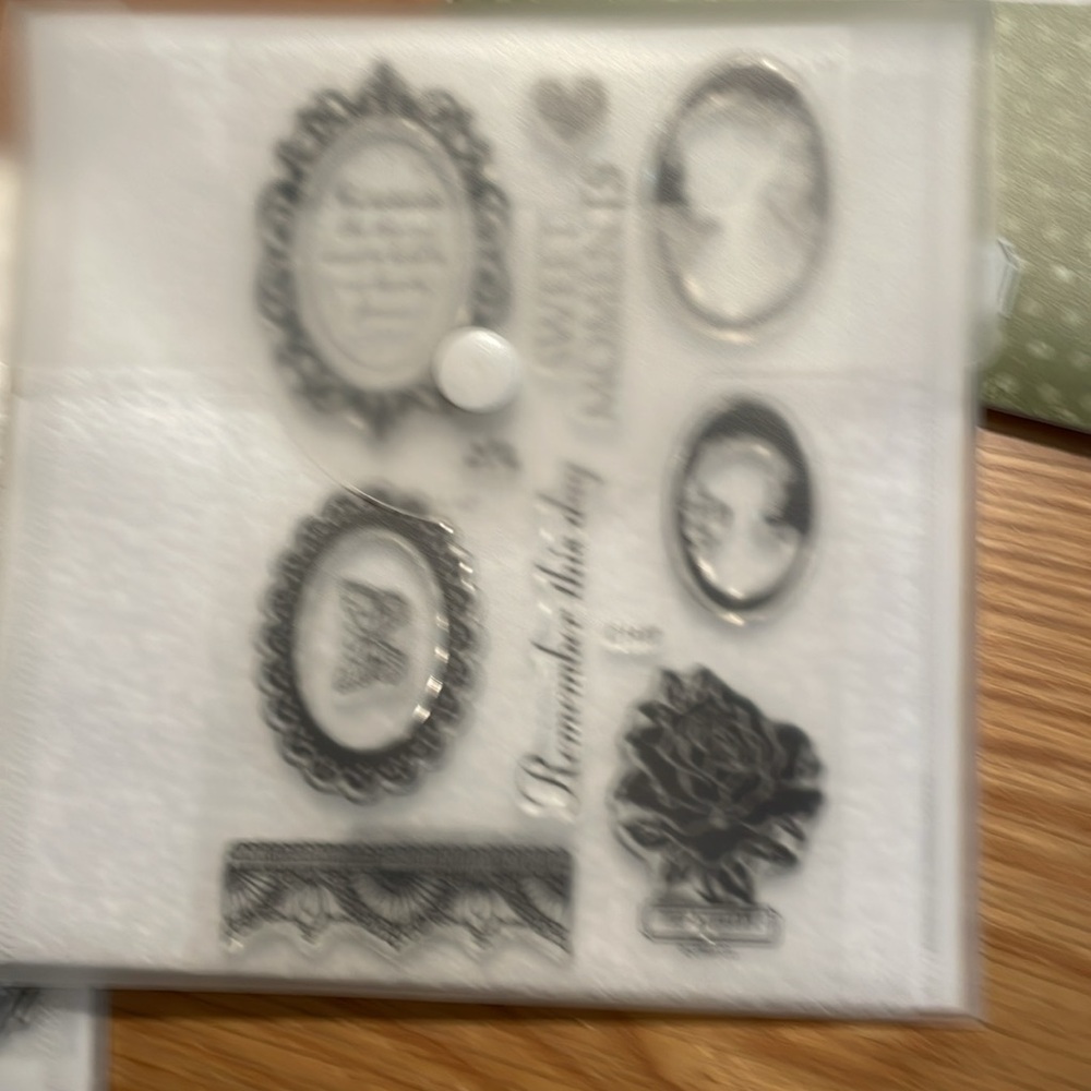 Close to my Heart decorative stamps. Set of 15 with the holders and tweezers. - Picture 9 of 16
